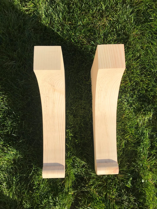 Wooden Corbels (Shelf Brackets) solid pine style O (1 pair)